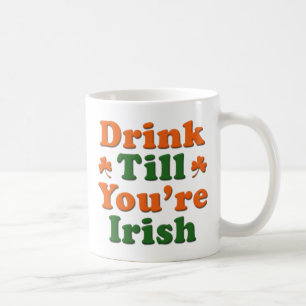 Caneca De Café Dito Irlandês de Bebida