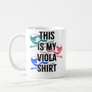 Caneca De Café Dito Irônico Violista Músico Orquestra Viola