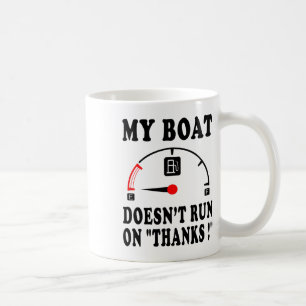 Caneca De Café Dito Sarcástico Sobre Barco Meu Barco Não Funciona