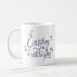 Caneca De Café Ditos bonitos e tocantes de Design gráfico infanti