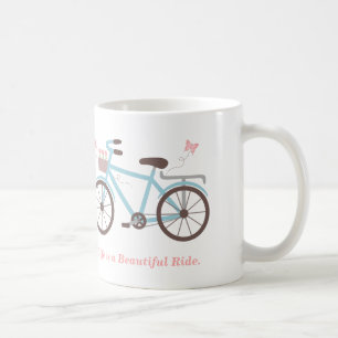 Caneca De Café Ditos de Bicicleta A vida é uma bela viagem
