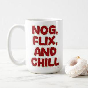 Caneca De Café Ditoza Flix e Relaxe Ditoção Engraçada de Natal