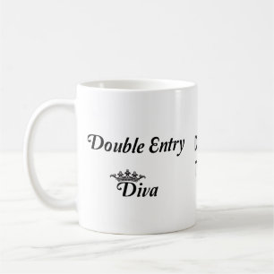 Caneca De Café Diva da Entrada Dobrada