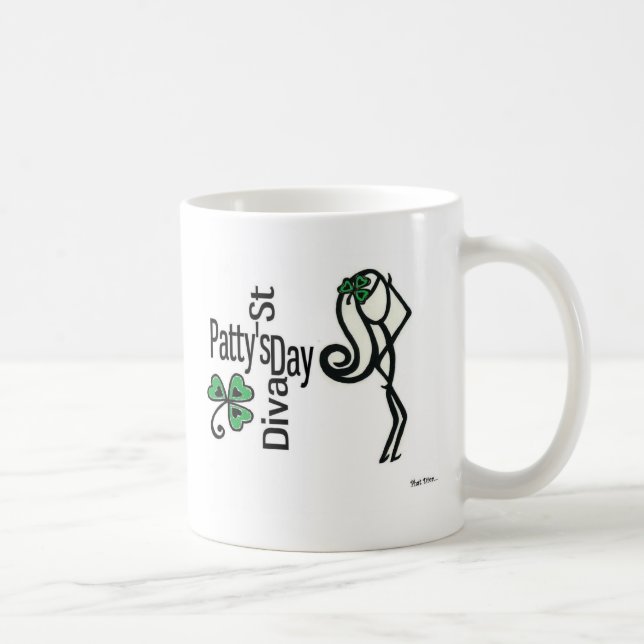 Caneca De Café diva dos pattys da rua (Direita)