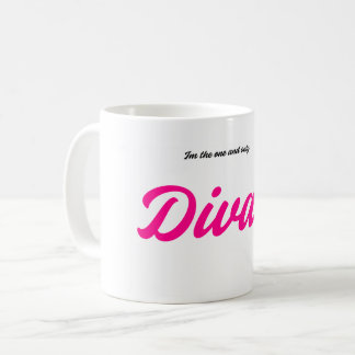 Caneca De Café  Diva – Pink Coffee Mug