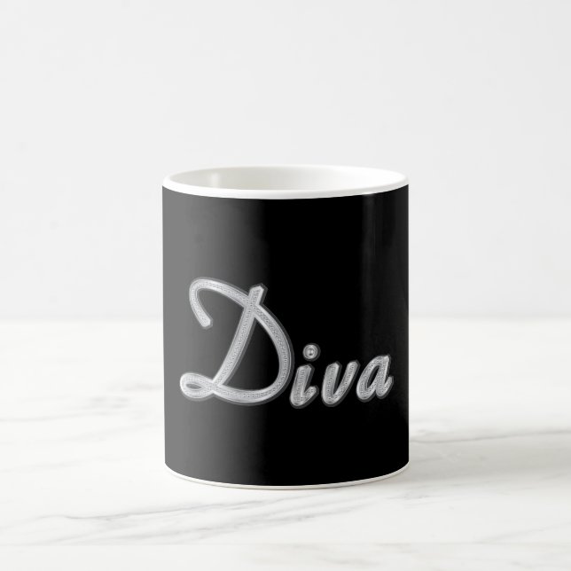 Caneca De Café Diva Sparkle (Centro)