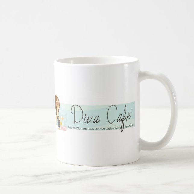 Caneca De Café DivaCafeHeader1 (Direita)