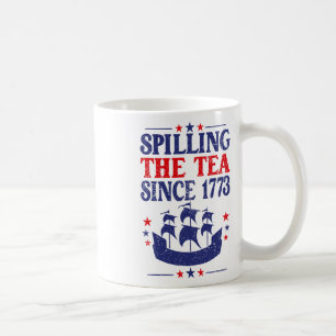 Caneca De Café Diversão 4 De Julho Espalhando O Chá Desde 1773