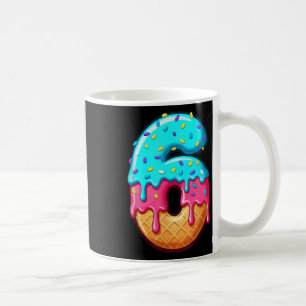 Caneca De Café Diversão 67 Número 6 Sorvete Gotejante Meme Fantas