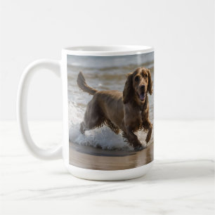 Caneca De Café "Diversão à beira-mar: Uma peça de coquetel no oce