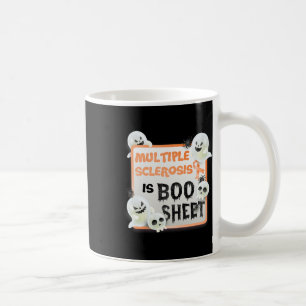 Caneca De Café Diversão Boo Halloween Fantasma Múltipla Esclerose