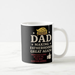 Caneca De Café Diversão com tema Trump no Dia dos Pais Tornando a