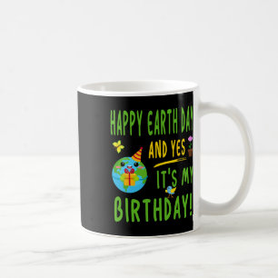 Caneca De Café Diversão da Festa de aniversário do Dia da Terra -