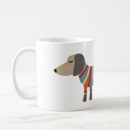 Caneca De Café Diversão Dachshund Dog
