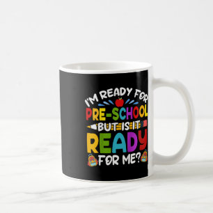 Caneca De Café Diversão das Crianças Estou Pronto Para o Primeiro
