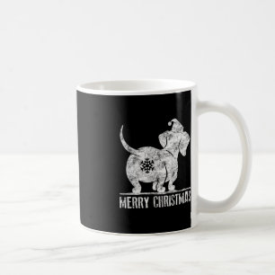 Caneca De Café Diversão de Dachshund Feia de Natal Cachorro Cacho