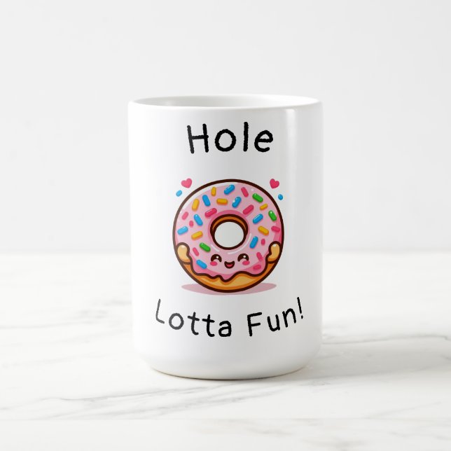 Caneca De Café Diversão de Hole Lotta - Rosquinha bonita (Centro)