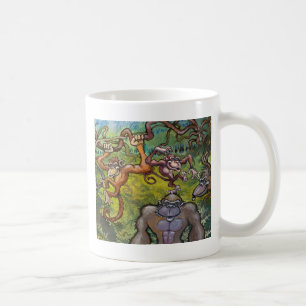 Caneca De Café Diversão de macacos