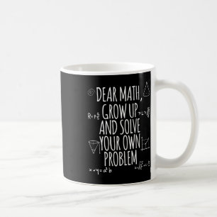 Caneca De Café Diversão De Matemática Menina Garota Homens Caras 