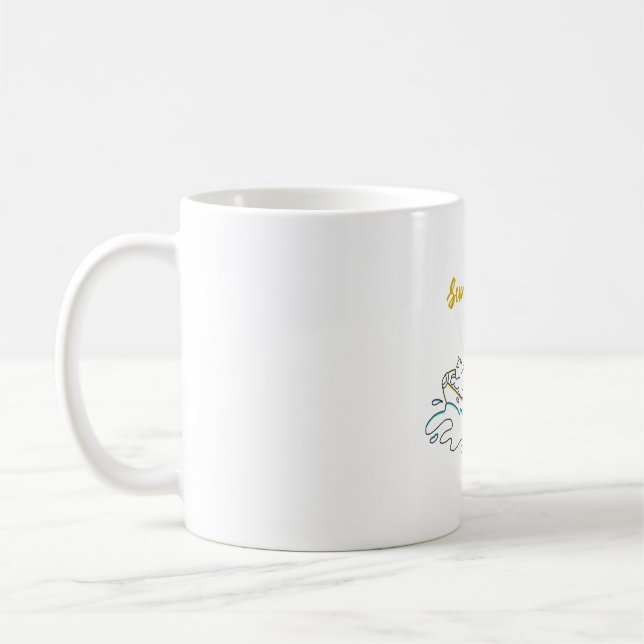 Caneca De Café Diversão de Verão (Esquerda)