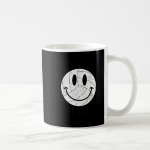 Caneca De Café Diversão De Voleibol Mamãe Vibes De Voleibol Sorri