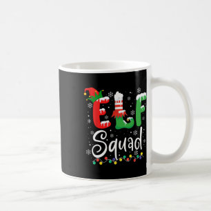 Caneca De Café Diversão do Esquadrão de Elfos Família de Elfos Na