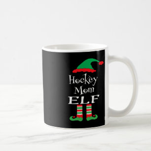 Caneca De Café Diversão do Hockey Mãe Elf Xmas Família Matam Mulh