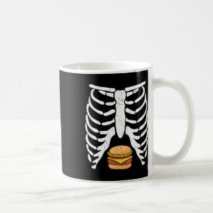 Caneca De Café Diversão do Skelover do Cheeseburger da jaula de h
