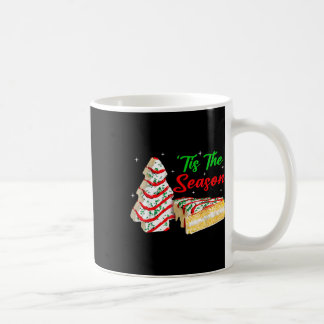 Caneca De Café Diversão É a Temporada Bolo de Árvore de Natal Deb
