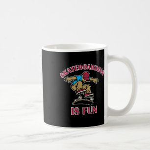 Caneca De Café Diversão Esportes Legais Skate Flip Rolagem Fitnes