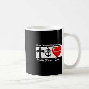 Caneca De Café Diversão Fé Esperança Amor Jesus Coração Cristão D