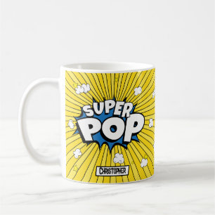 Caneca De Café Diversão Fofa 'Brega' SUPER POP! Piada de Pipoca