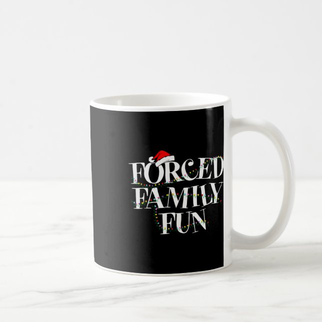 Caneca De Café Diversão Forçada da Família - Presente de Natal Fa (Direita)