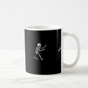 Caneca De Café Diversão Grande Dinamarquês Esqueleto Correndo Hal