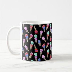 Caneca De Café Diversão Melty Summer Gótico Sorvete negro