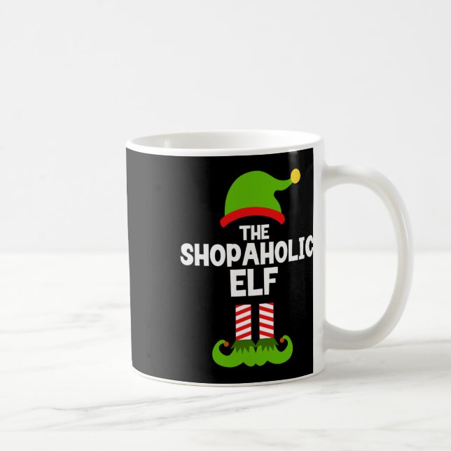 Caneca De Café Diversão O Elfo Comprador De Natal Festa Combinand (Direita)