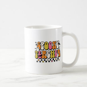 Caneca De Café Diversão Spooky Season Retro Spooky Professor Hall