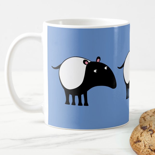 Caneca De Café Diversão Tapir (Criador carregado)