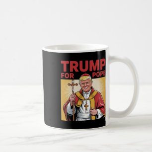 Caneca De Café Diversão Trump Para Papa Enfeite Católico Vaticano