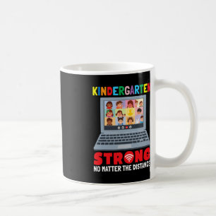 Caneca De Café Diversão Virtual do Jardim de Infância 100 Dias de