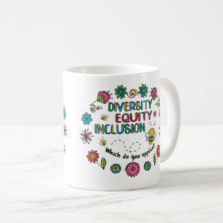 Caneca De Café Diversidade Equidade Inclusão