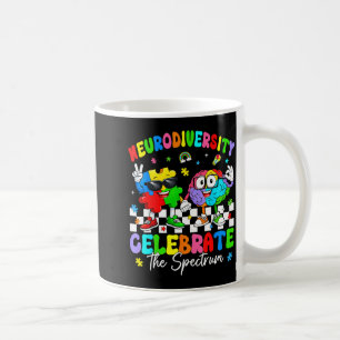 Caneca De Café Diversidade neurodiversidade cerebral autismo cons