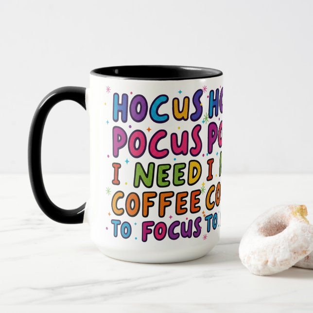 Caneca de Café Divertida (Com Donut)