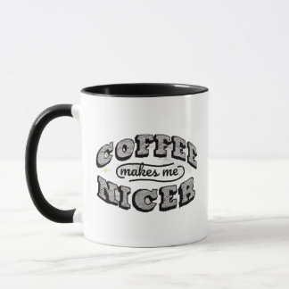 Caneca de Café Divertida - "Café Me Faz Mais Simpá