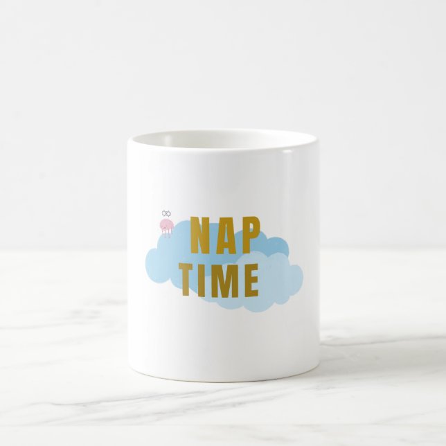 Caneca de Café Divertida da Hora da Soneca – Perfe (Centro)