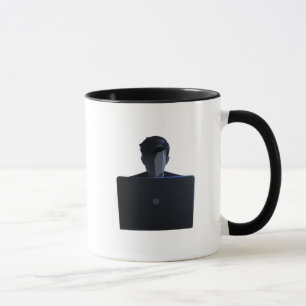 Caneca de Café Divertida de Desenvolvimento de Sof