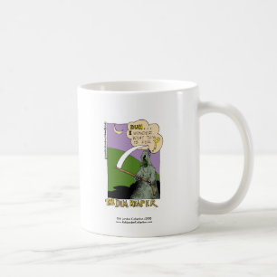 Caneca de Café Divertida de Halloween da Ceifeira 