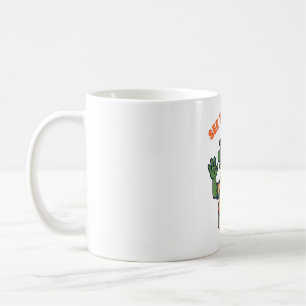 Caneca de Café Divertida de Jacaré Retro Até Mais