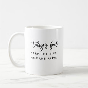 Caneca de café divertida e moderna com citação chi