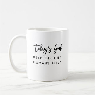 Caneca de café divertida e moderna com citação chi